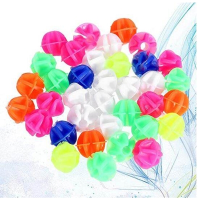 Picture of Bicycle Wheel Spoke Beads Luminous Plastic Clip Spoke Bead Bicycle Beads Wire Beads Decorations (Mix Color)