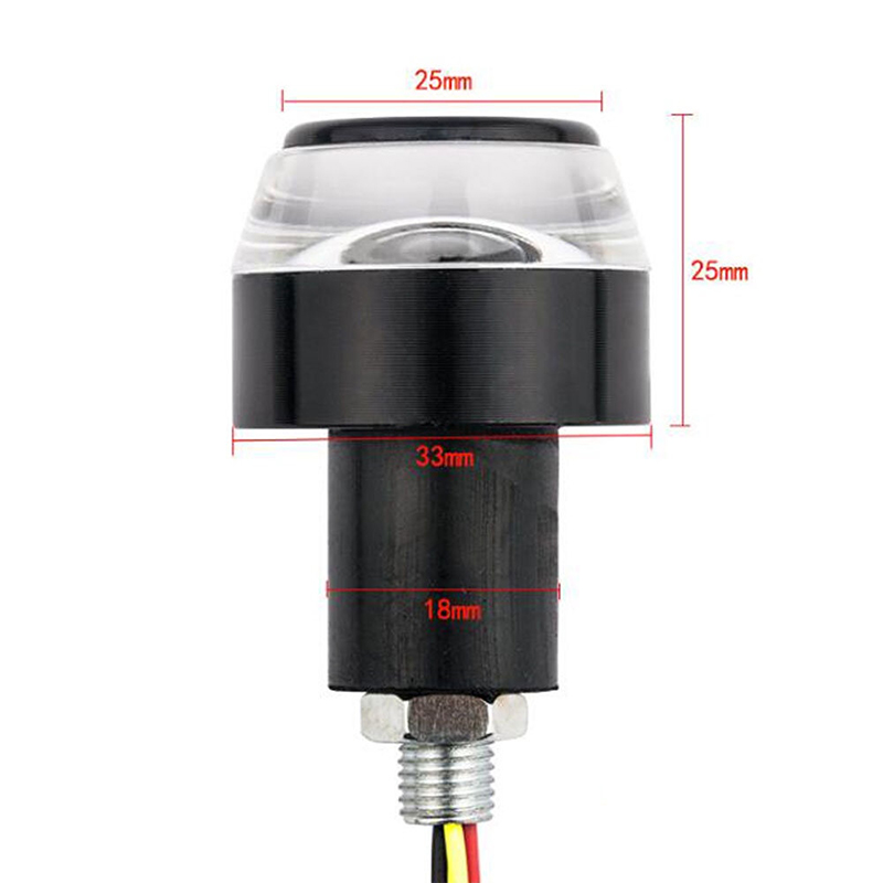 Picture of 2Pcs New Motorcycle LED Modified Turn Signal Motorcycle Hand Lamp Light Mountain Bike Signal Light Handlebar Light