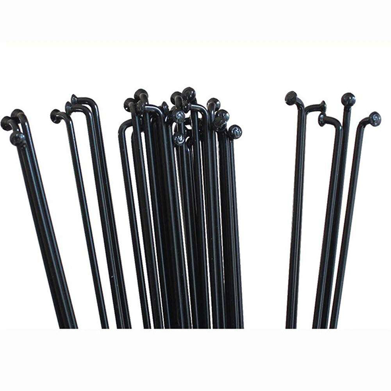 Picture of 24" Bicycle Spokes, Stainless Steel Bike Accessories Black 10/36 pcs - সাইকেল