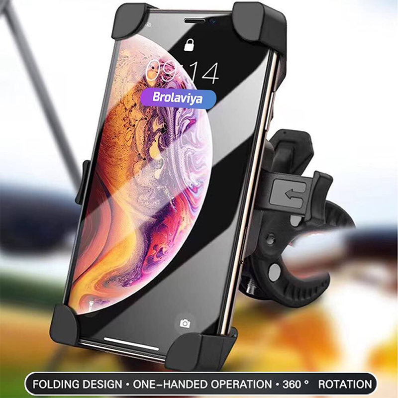 Picture of Bicycle & Motorcycle Mobile Phone Mount Holder HandlebarMobile Holder SH-3105 360° - Bike