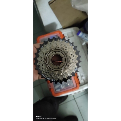 Picture of Bicycle Freewheel Shimano Tourney MF-TZ500-7 - 7 Speed Cassette Sprocket for MTB 14T-28T