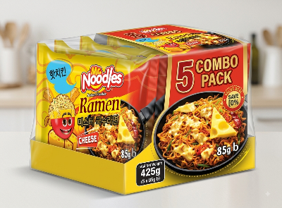 Picture of 5 pack Mr. Noodles Ramen Cheese Flavor