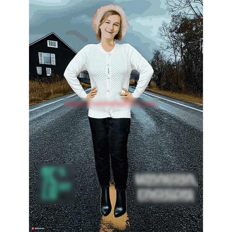 Picture of Stylish Fashionable Winter Dress Knitting Cotton Open Front Long Sleeve Cardigan Sweater for Ladies - Fish white - Int:28