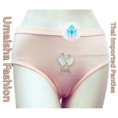 Picture of Soft Stretchable love panty For Ladies - Penty - Multicolor - Waist:28