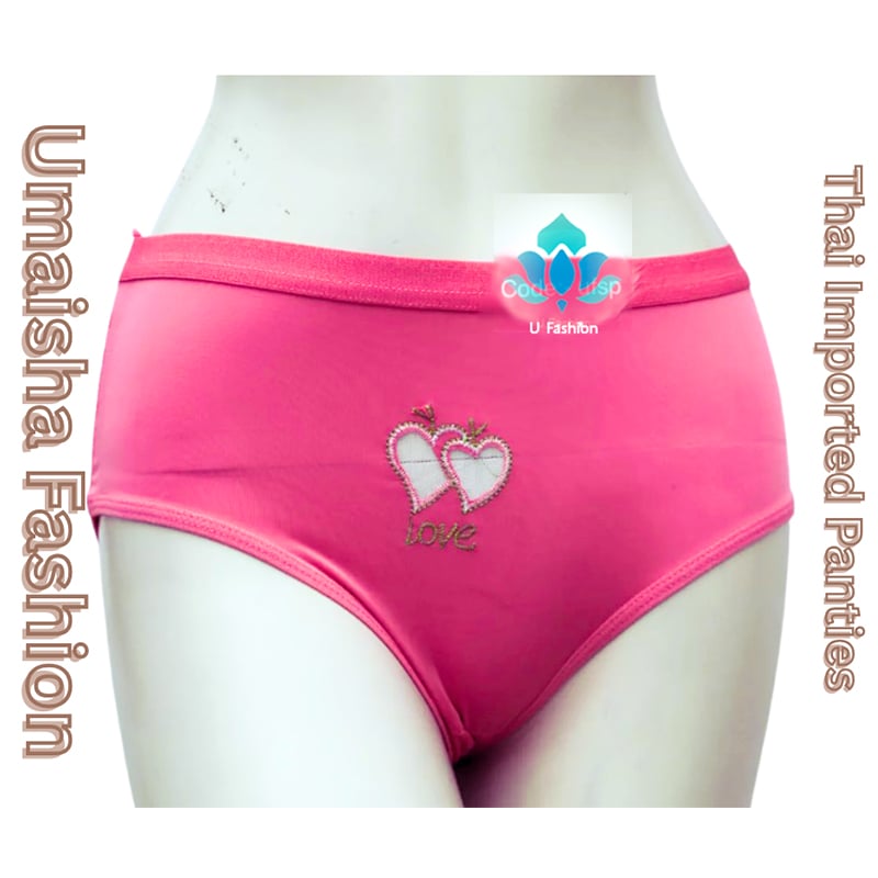 Picture of Soft Stretchable love panty For Ladies - Penty - Multicolor - Waist:28