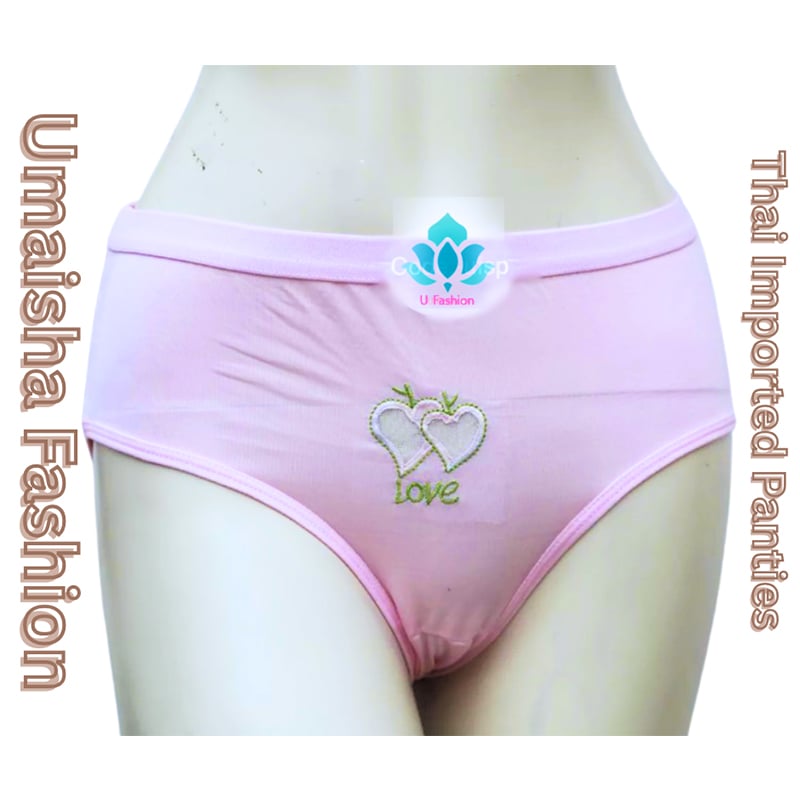 Picture of Soft Stretchable love panty For Ladies - Penty - Multicolor - Waist:32