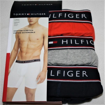 Picture of Pack of 3 Cotton Underwear Boxer for Men - Multicolor - Int:L