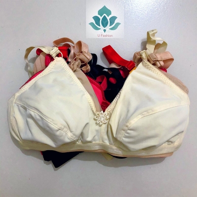 Picture of Best Quality Streachable Bra (Random Color) -1pcs  - Multicolor - Int:40