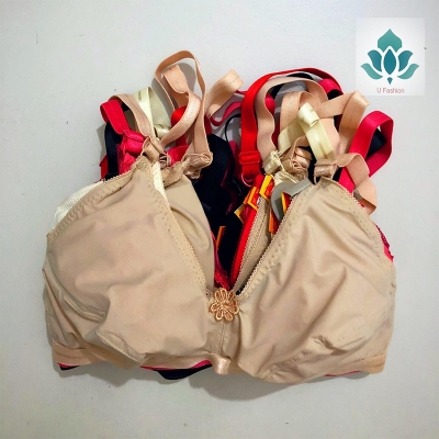 Picture of Best Quality Streachable Bra (Random Color) -1pcs  - Multicolor - Int:38