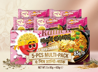 Picture of 5 PackMr. Noodles Ramen Carbonara Flavor