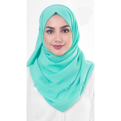 Picture of Georgette hijab, Hijab Cap and Sun protector Hand Gloves - pest - Int: One size