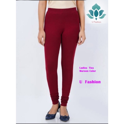 Picture of Pixie Cotton Stretch Capris Leggings for Teenager - Maroon - Int:26