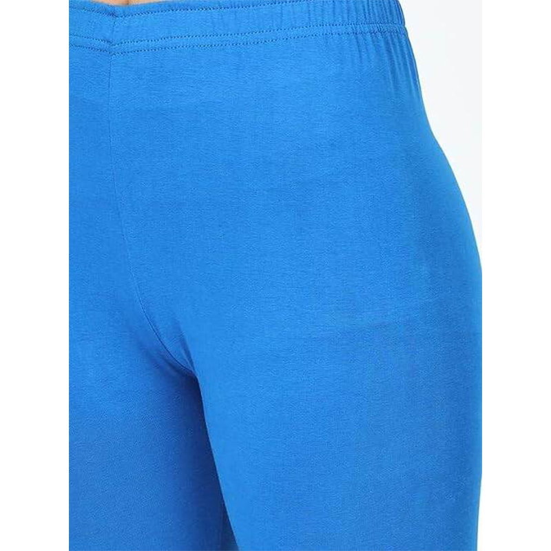 Picture of Pixie Cotton Stretch Capris Leggings for Teenager - Royal Blue - Int:32