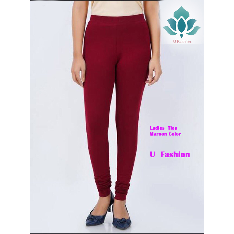 Picture of Pixie Cotton Stretch Capris Leggings for Teenager - Maroon - Int:34