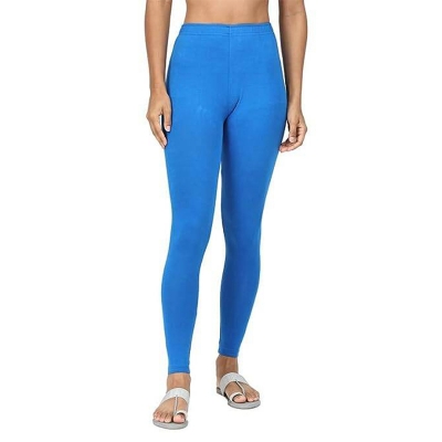 Picture of Pixie Cotton Stretch Capris Leggings for Teenager - Royal Blue - Int:28