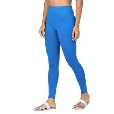 Picture of Pixie Cotton Stretch Capris Leggings for Teenager - Royal Blue - Int:28