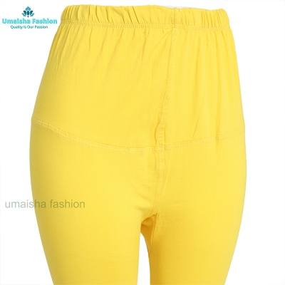 Picture of Pixie Cotton Stretch Capris Leggings for Teenager - Yellow - Int:30