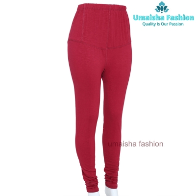 Picture of Pixie Cotton Stretch Capris Leggings for Teenager - Maroon - Int:30
