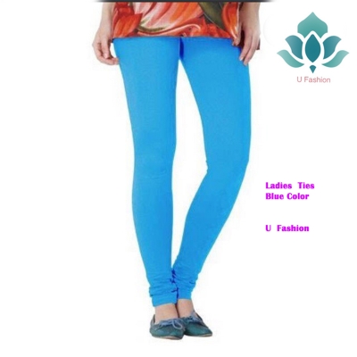 Picture of Pixie Cotton Stretch Capris Leggings for Teenager - Sky Blue - Int:30