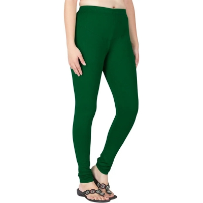 Picture of Pixie Cotton Stretch Capris Leggings for Teenager - Deep green - Int:32