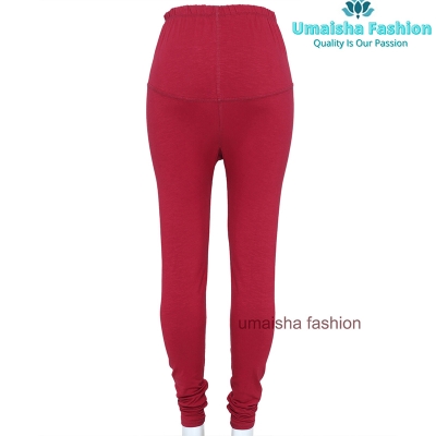 Picture of Pixie Cotton Stretch Capris Leggings for Teenager - Maroon - Int:28