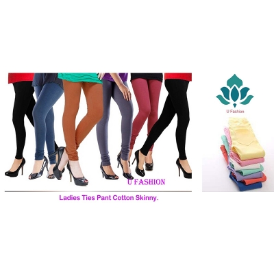 Picture of Pixie Cotton Stretch Capris Leggings for Teenager - Red - Int:28