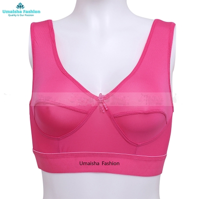 Picture of Two Pieces Short Semis Sports Bra For Teenagers - Stylish and Comfortable Bra Set for Active Teenagers - Multi - Int:33