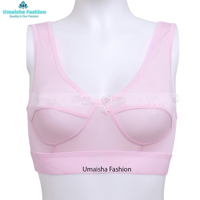 Picture of Two Pieces Short Semis Sports Bra For Teenagers - Stylish and Comfortable Bra Set for Active Teenagers - Multi - Int:32