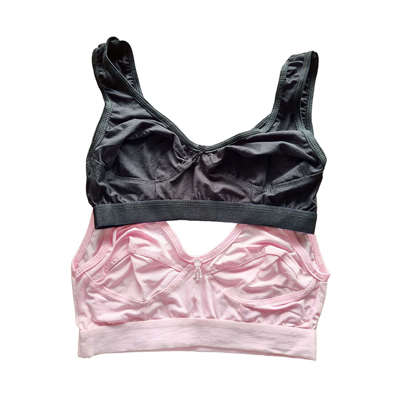 Picture of Two Pieces Short Semis Sports Bra For Teenagers - Stylish and Comfortable Bra Set for Active Teenagers - Multicolor - Int:34