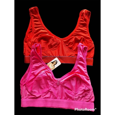 Picture of Two Pieces Short Semis Sports Bra For Teenagers - Stylish and Comfortable Bra Set for Active Teenagers - Multicolor - Int:14 yrs