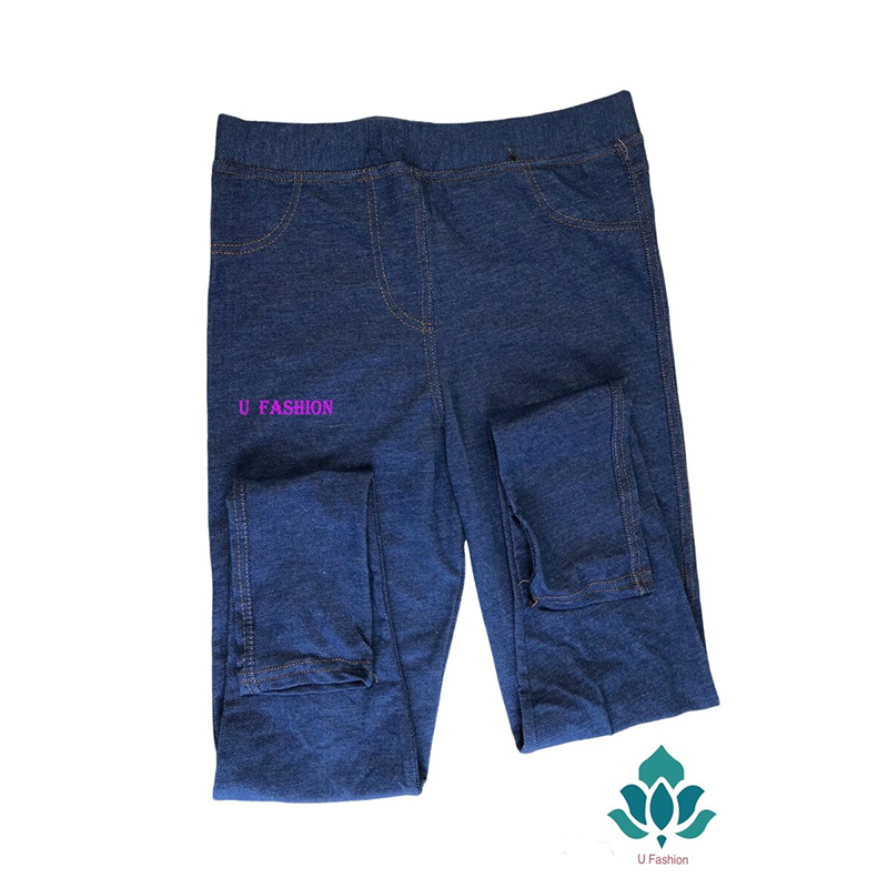 Picture of Jeans Style Streachable Slim fit Skinny Denim Pencil Teenage Pant - Navy Blue - Waist:37