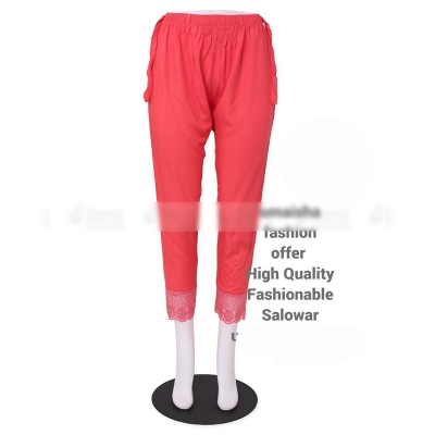 Picture of Ladies Pant Cut Bottom Ful China linen Payjama Jeggings - Misti -  Waist:26