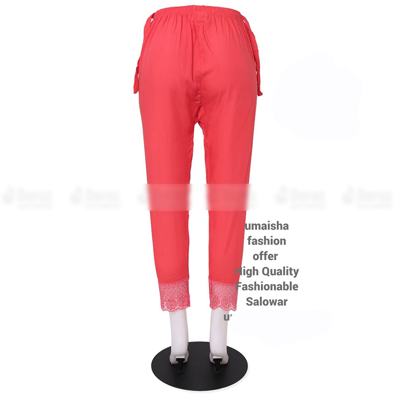 Picture of Ladies Pant Cut Bottom Ful China linen Payjama Jeggings - Misti -  Waist:30