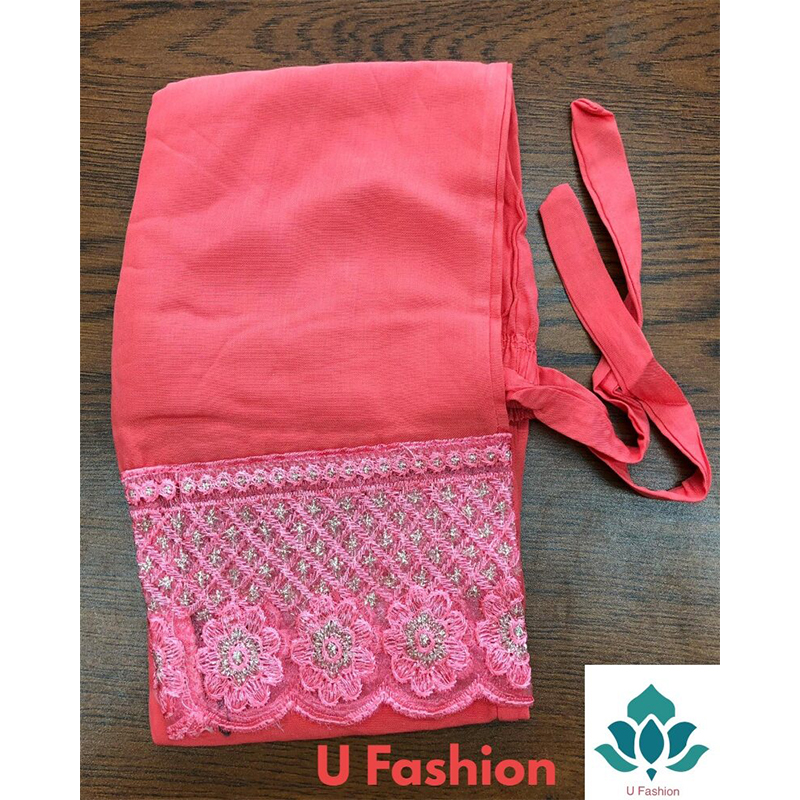 Picture of Ladies Pant Cut Bottom Ful China linen Payjama Jeggings - Misti -  Waist:34
