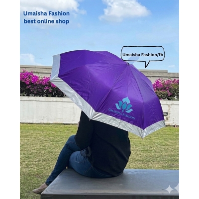 Picture of 8 Shikh Coloring Border New Fashion World Class Quality Heavy Duty Umbrella - Purple - Int: One size