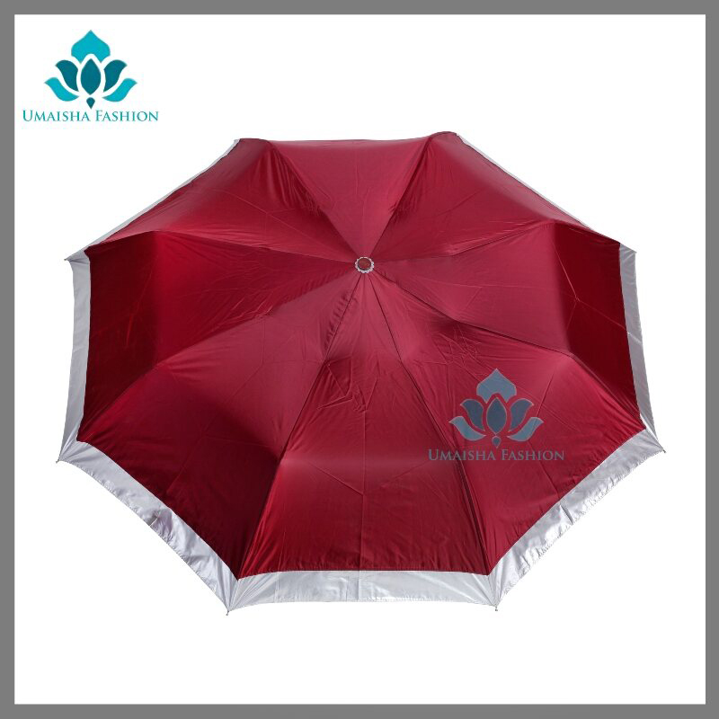Picture of 8 Shikh Coloring Border New Fashion World Class Quality Heavy Duty Umbrella - Maroon - Int: One size