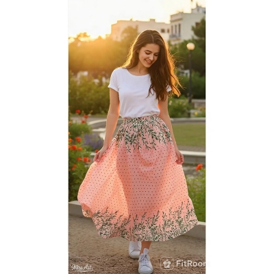 Picture of Regular Use Long Skirt For Ladies /Girls - bangi polyster - Int:L