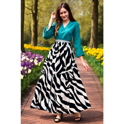 Picture of Regular Use Long Skirt For Ladies /Girls - skirt-12 cotton - Int:L