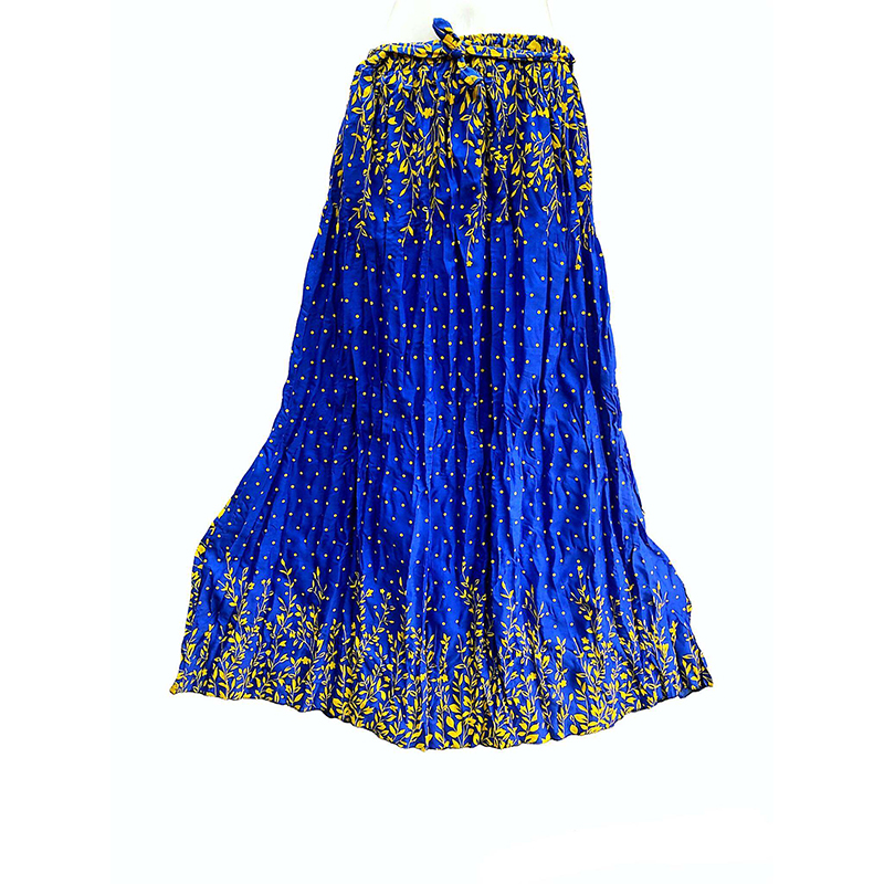 Picture of Regular Use Long Skirt For Ladies /Girls - blue polyster - Int: One size