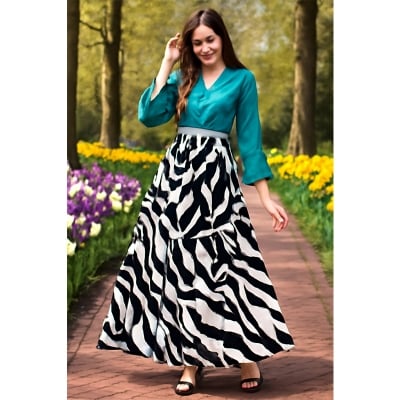 Picture of Regular Use Long Skirt For Ladies /Girls - skirt-12 cotton - Int:XL