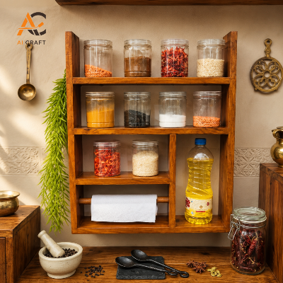 Picture of Wall Mount Kitchen Organizer Rack