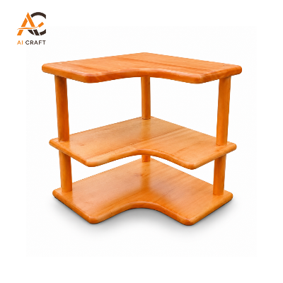 Picture of 3 Part Wooden Corner Shelf