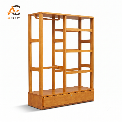 Picture of Wooden Cloth Alna with Drawer
