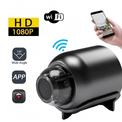 Picture of X-5 Mini WiFi Smart Security Camera 1080P – Night Vision, Motion Detection, TF Card Support, Home & Office Monitoring – Mini Wireless IP Camera- One Size