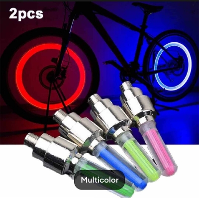 Picture of Bicycle Wheel Reflector Flash Lights - 2 Pack-Multicolor
