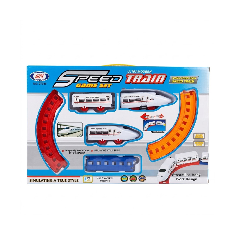 Picture of Battery-Operated Train Set Toy-Multicolor