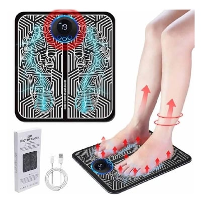 Picture of EMS/TENS Foot Massage Mat with 9 Levels-Black