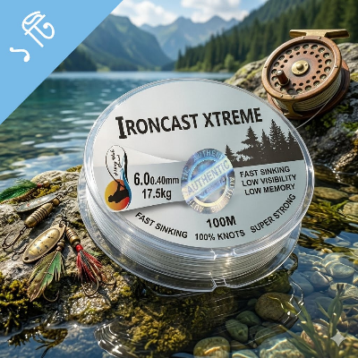 Picture of PRO CLASS Ironcast Extreme Fishing Line high Quality Nylon 100 meter-0.40MM