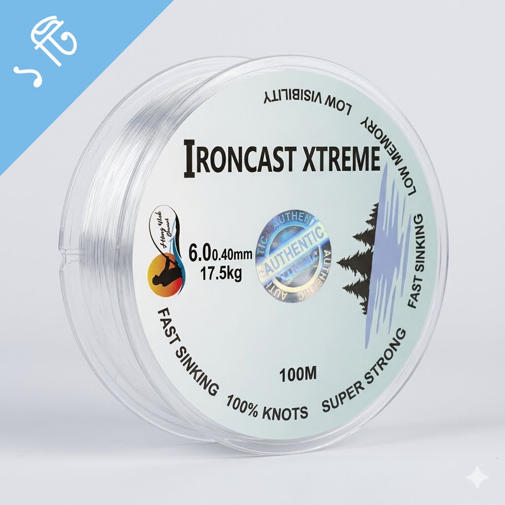 Picture of PRO CLASS Ironcast Extreme Fishing Line high Quality Nylon 100 meter-0.40MM