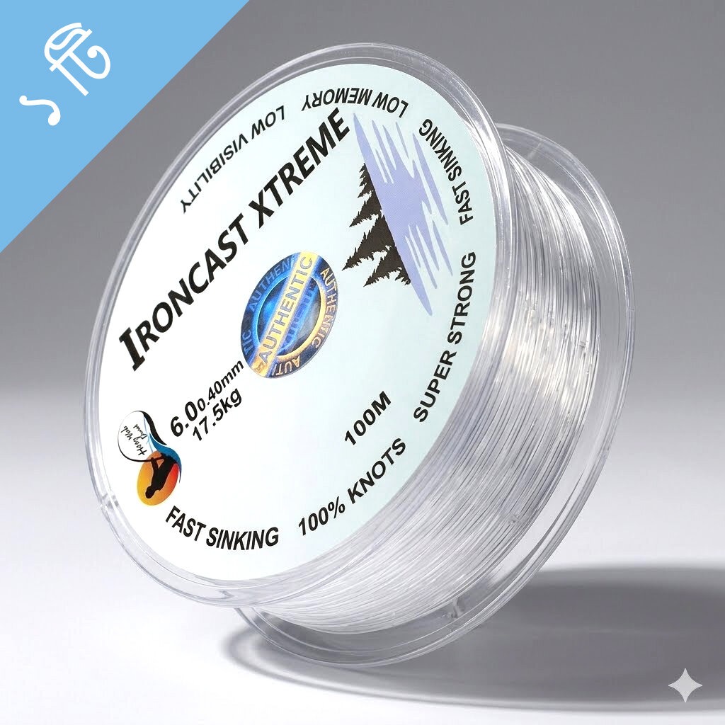 Picture of PRO CLASS Ironcast Extreme Fishing Line high Quality Nylon 100 meter-0.40MM